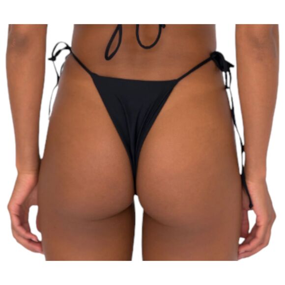 Skatie Elsa Suva Plaid String Swim Bikini Bottoms Size Large NEW with Tags - Picture 7 of 9